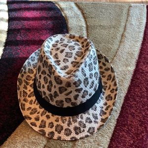 Leopard print hat